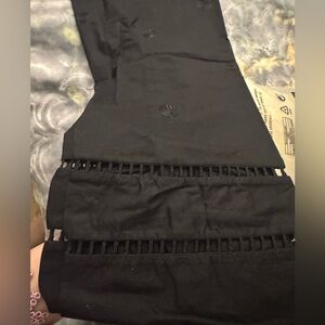 Khaadi Elegant Black Pants with Embroidery